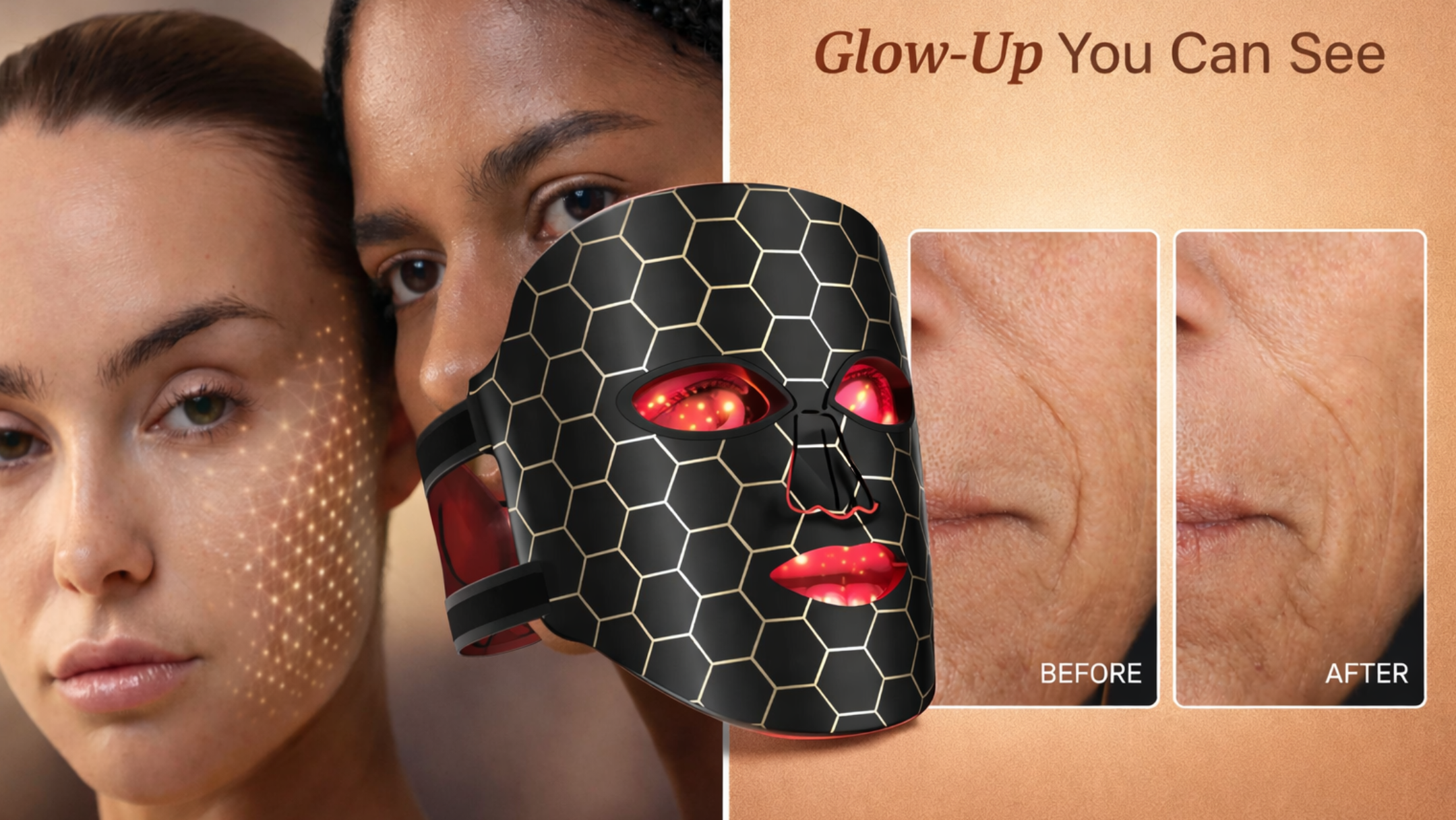 benefits of NuroDerma LED Light Mask